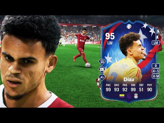 95 PATH TO GLORY LUIS DIAZ SBC PLAYER REVIEW | EA FC 24 ULTIMATE TEAM