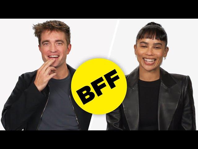 Robert Pattinson And Zoë Kravitz Take The Co-Star Test