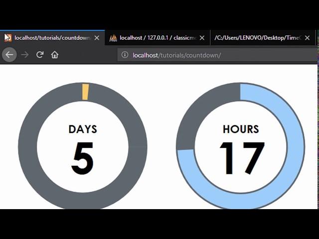 Dynamic countdown timer - PHP & MySQL, jQuery