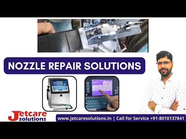 What is Solution of Videojet #nozzles Repair & Testing information Buy & Service  Call : 8010137841