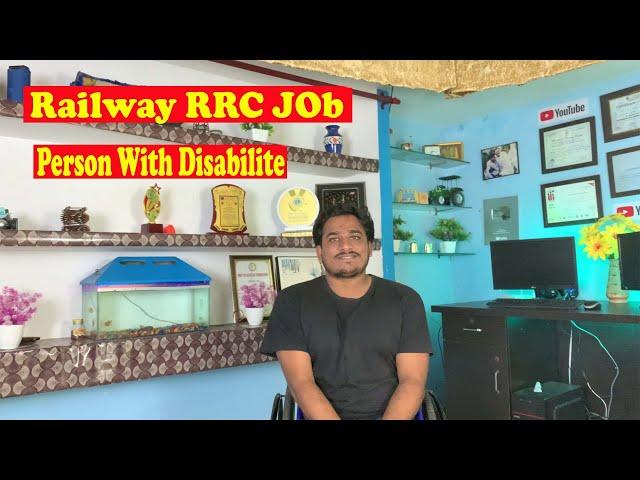 Railway RRC JOB Person With Disabilite || Railway Job For handicap People