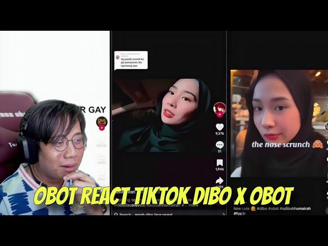 REAKSI OBOT TENGOK VIDEO TIKTOK DIBO X OBOT..TAK BERHENTI SENYUM