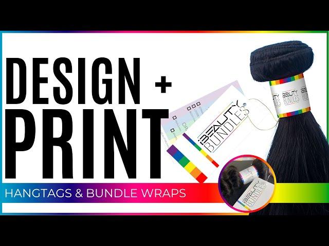 DIY Design + Bundle Print Bundle Wraps & Hangtags