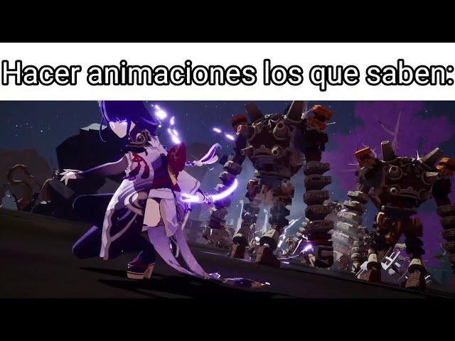 Hacer Animaciones los que si le saben Genshin Impact