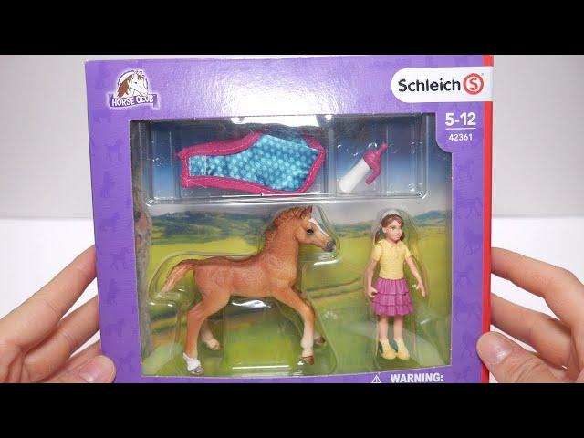 Schleich 42361 Foal with Blanket Unboxing