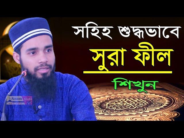 খুব সহজে সুরা ফীল শিখুন ।। Quran Education .. Sura Fil Mashko Qari Anamul Hasan Sadi