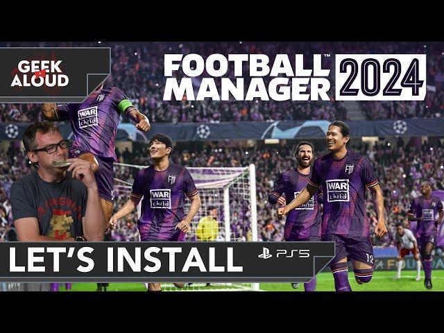 Let's Install - Football Manager 2024 Console Edition [Playstation 5] #gaming