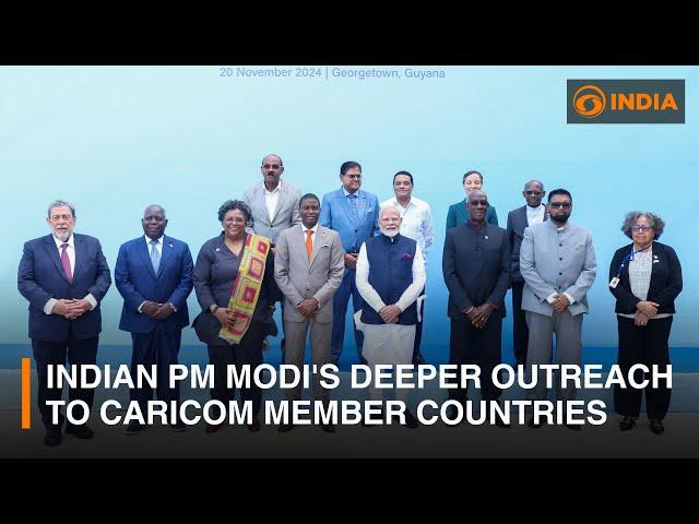 Indian PM Modi's deeper outreach to CARICOM member countries