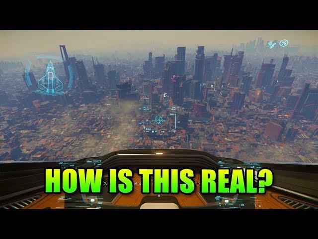 How Is This Real?! Star Citizen 3.5 Arc Corp City Planet