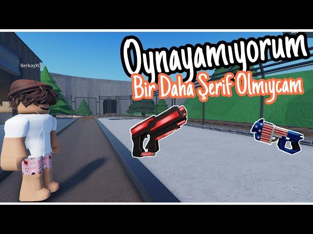 Bir Daha Şerif Olmıycam![Murder Mystery 2 Türkçe][Roblox Türkçe]