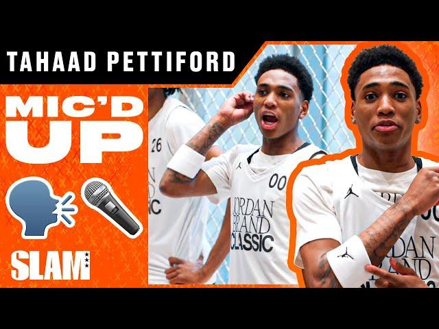 Top Ranked PG Mic'd Up  Tahaad Pettiford at the Jordan Brand Classic! 