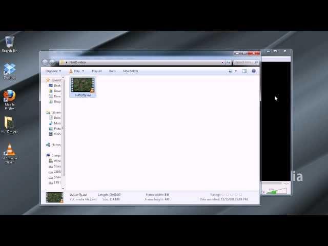 HTML5 Tutorial 1: Using VLC to Convert Videos to .mp4, .ogg and .webm