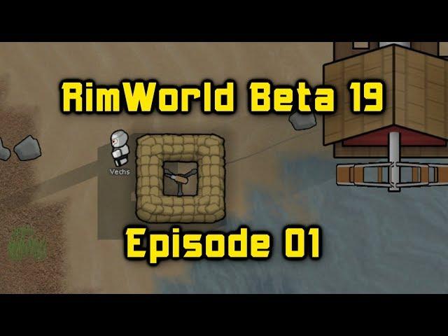 RimWorld Beta 19 Episode 01 New Colony with a Super Cyborg [COLONY SURVIVAL GAMEPLAY]