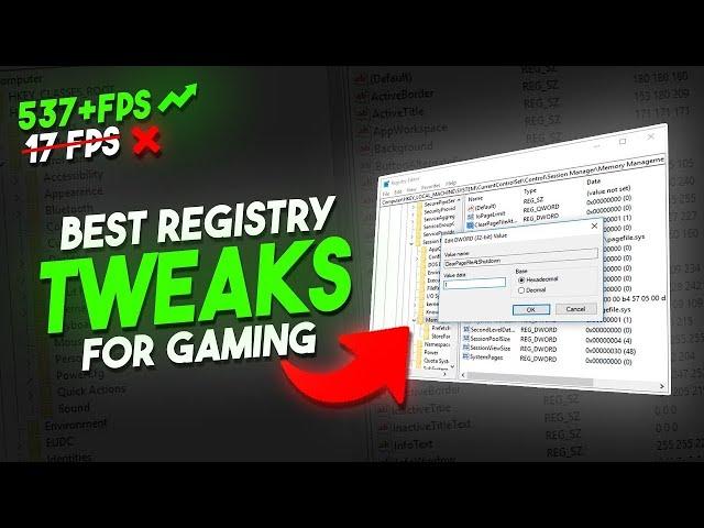  Best Registry Tweaks To Optimize Windows 10/11 For Gaming - New Methods (2024) 