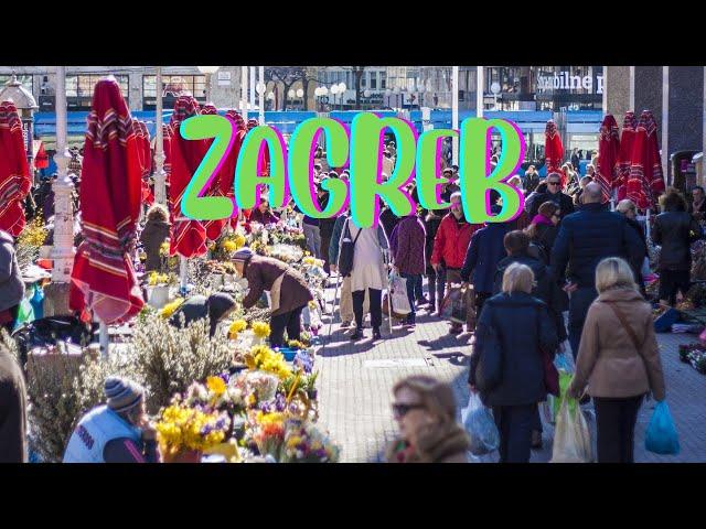 CROATIA - Walking at Zagreb By Vibrant Tkalca Party Street BY Walk n Watching