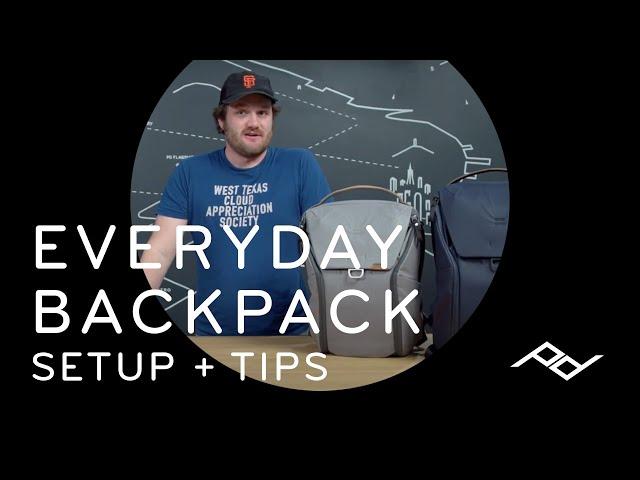 Peak Design Everyday Backpack: Setup + Tips