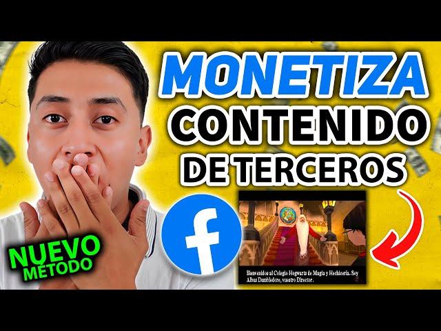 Cómo Monetizar contenido de terceros en Facebook (NUEVO MÉTODO) 2024