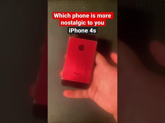 Which phone is more nostalgic to you?