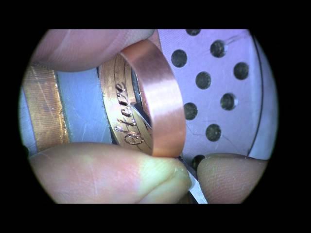 Hand Engraving Inside ring