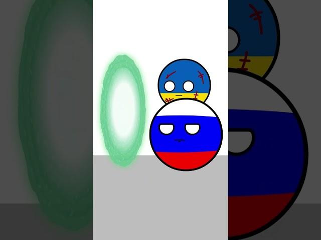 Past of Russia and Ukraine #countryballs