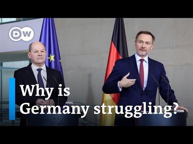 Recession in Germany: Economy down by 0.3 % in 2023 | DW News