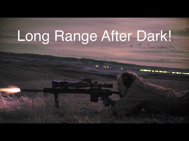 KAC PVS30 Clip on Night Vision , Wilcox Raptar and 6.5 Creedmoor SR25- Long range night shooting!