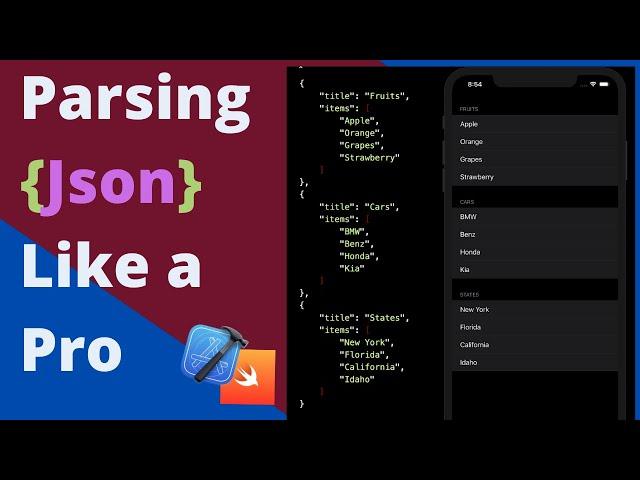 Parse JSON in App Like a PRO (Xcode 12, Swift 5, 2020) - iOS Development