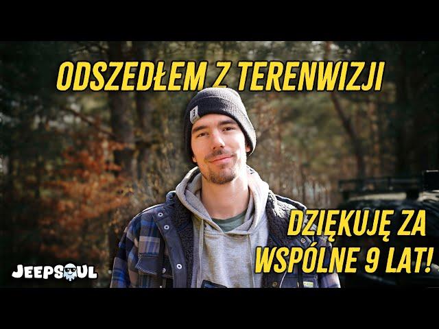 Odszedłem z TERENWIZJI - Dziękuję