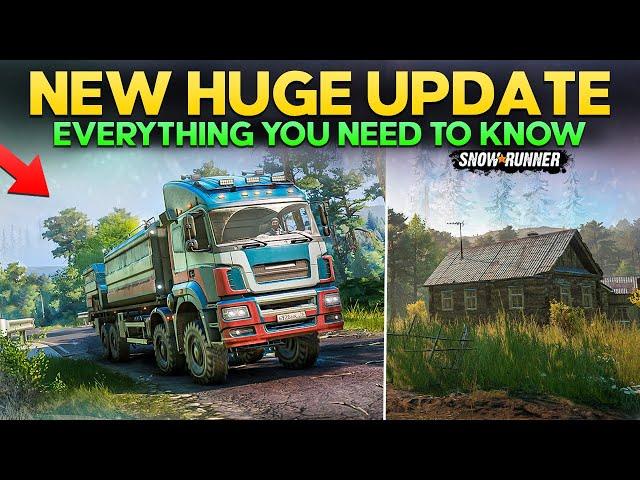 New Huge Update DLC Upcoming in SnowRunner Everything You Need to Know