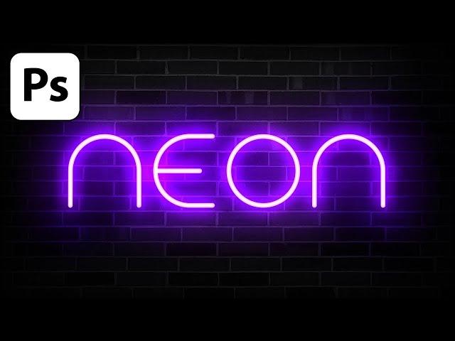 Photoshop: Neon Text Effect Tutorial [14]