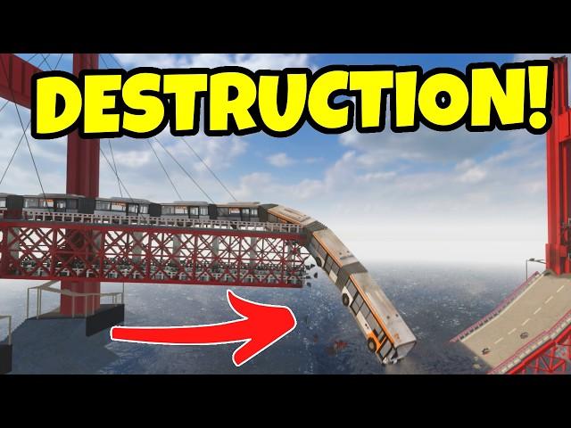 Extreme Heavy Cars VS PHYSICS BRIDGE Destruction! - Teardown Gameplay