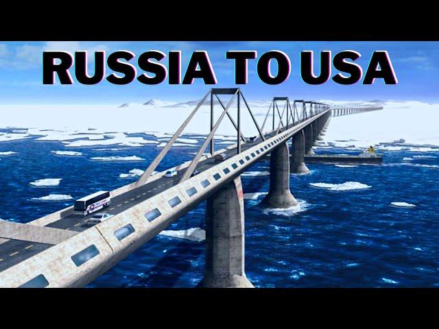 Russian's Insane Roadway Megaproject to United States | Bering Strait