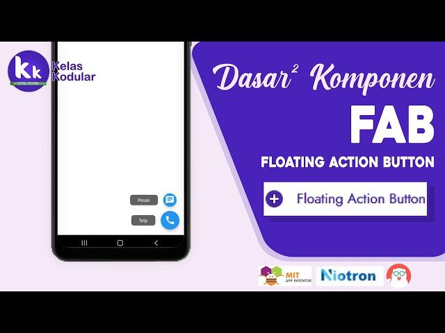 Floating Action Button - kodular | (MIT App Inventor,Appybuilder,Thunkable)