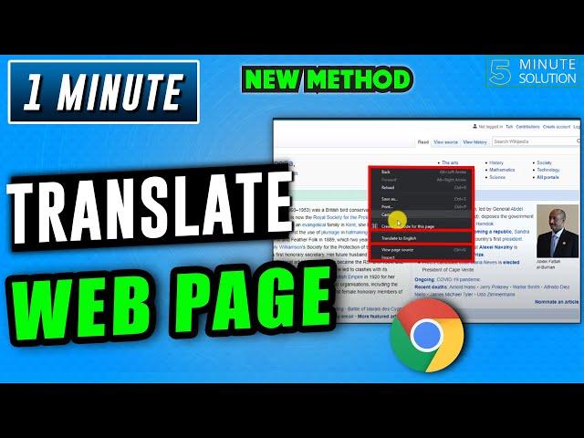 How To Translate Web Page In Google Chrome 2024