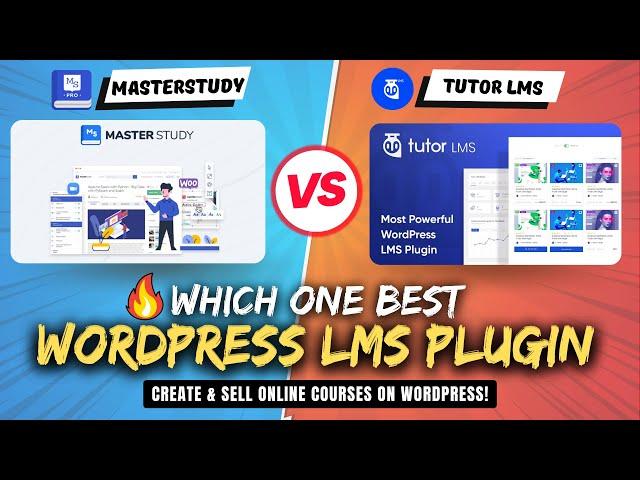 Best Wordpress LMS Plugins Comparison - MasterStudy LMS vs Tutor LMS