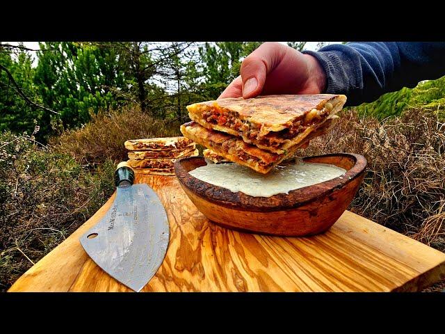 THE ULTIMATE BEEF QUESADILLA | Relaxing Cooking with ASMR