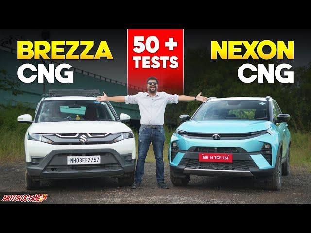 Tata Nexon CNG vs Maruti Brezza CNG Comparison