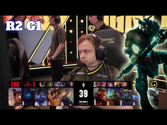 100 vs DIG - Game 1 | Round 2 S14 LCS Summer 2024 Playoffs | 100 Thieves vs Dignitas G1 full