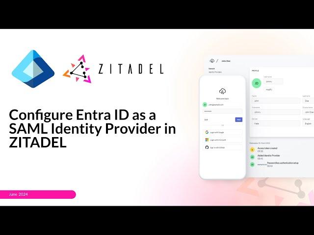 Adding Microsoft Entra ID Login to ZITADEL using SAML - A Step-by-Step Tutorial