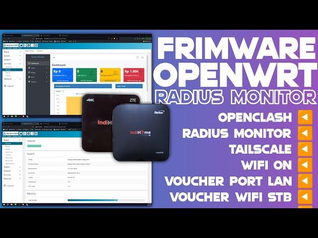 Review ⭕ Frimware MutiaraNet Radius Openwrt 23.05 Wifi ON