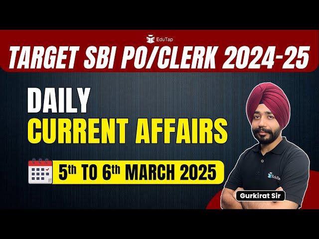 Daily Current Affairs for Banking Exams 2025| General Awareness Important Topics Preparation| EduTap