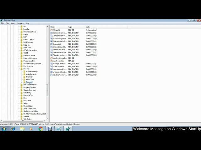 How To Setup Welcome Message on Windows StartUp
