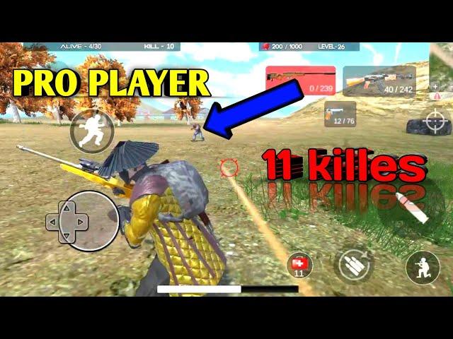 Free survival fire battleground| pro player gameplay |