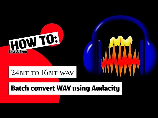 How to: Convert HPD-20 .wav files (24bit to 16bit). Fast/Free. Multiple or single file conversion.