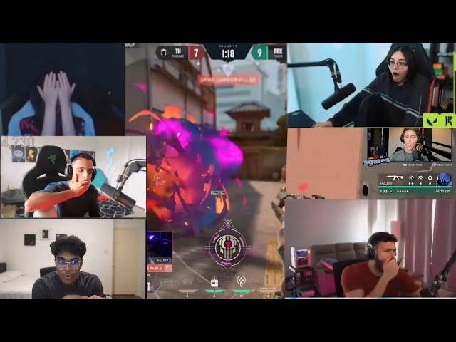 ALL STREAMERS react to PRX vs TH in ELIMINATION GAME