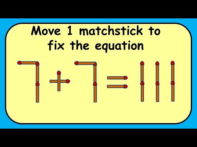 Think You’re Smart? Try This Puzzle! #370 #Matchstickpuzzles