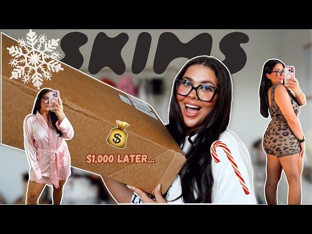 SKIMS holiday TRY ON haul!  | Worth it? *winter 2024*