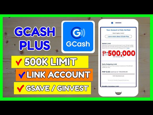 GCash Limit Increase 500K | Dagdagan GCash Limit from 100K to 500K