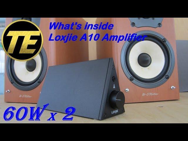 What's inside Loxjie A10 Amplifier - Amp Chip TPA3116 - 60W x 2