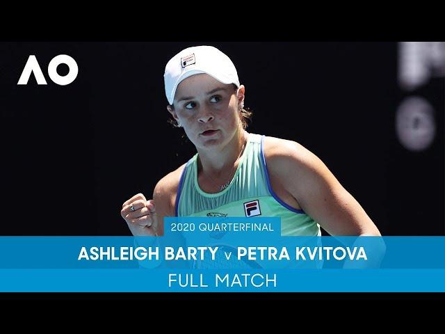 Ashleigh Barty v Petra Kvitova Full Match | Australian Open 2020 Quarterfinal